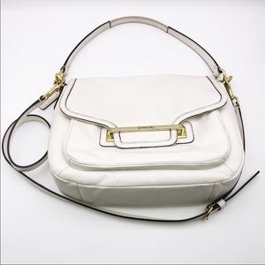 Coach Taylor Leather Flap Handbag.